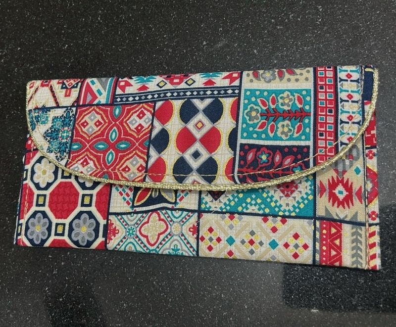 Boho Patchwork Clutch
