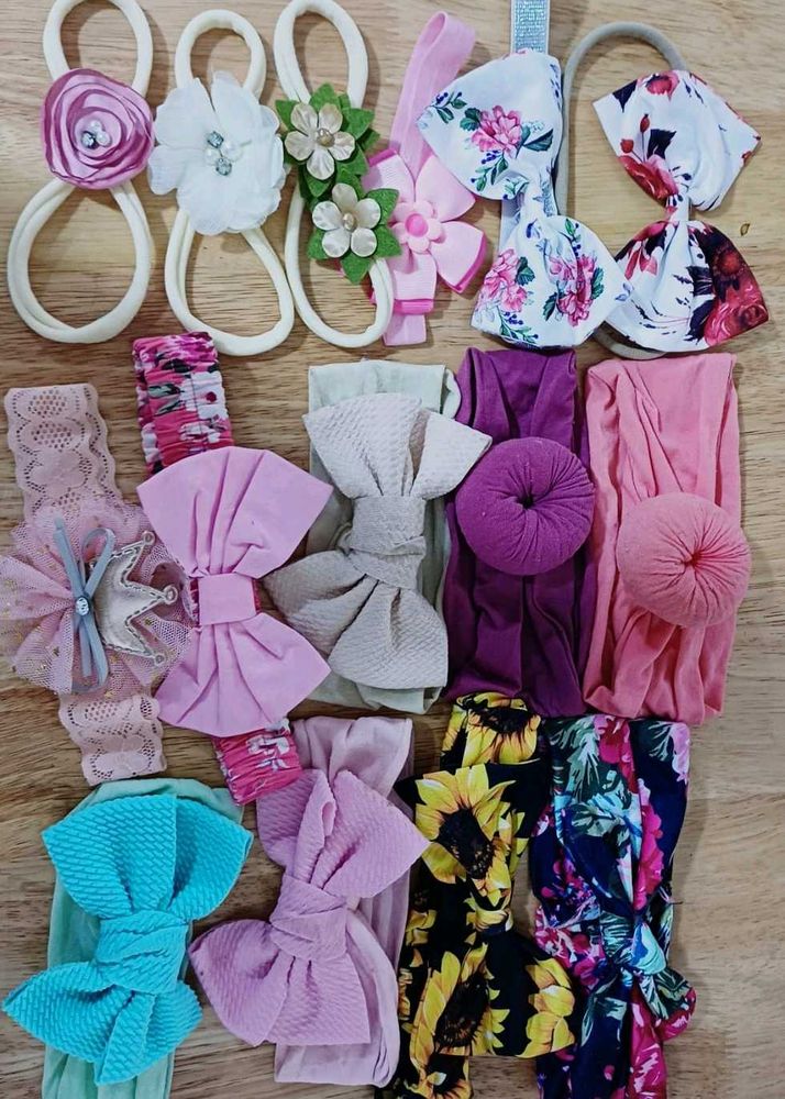 Imported Girls Hairbands - Pack of 15