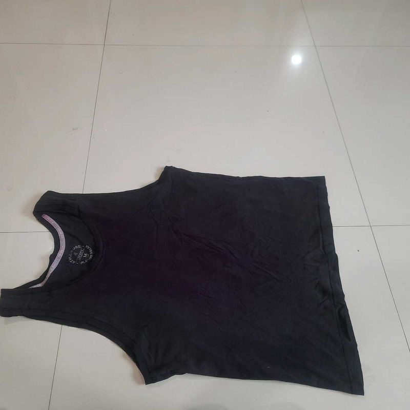Black Tank Baniyan - Size M