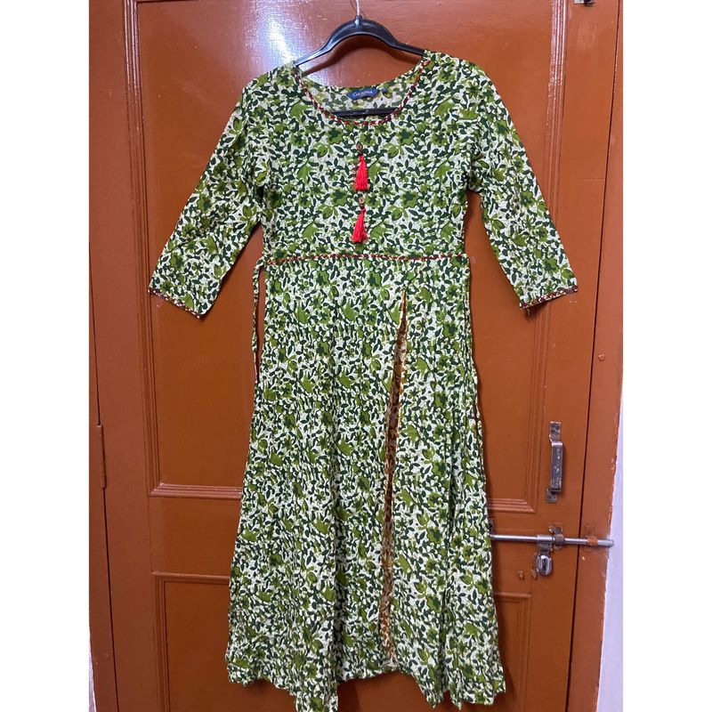 Branded Kurta In Frock Pattern