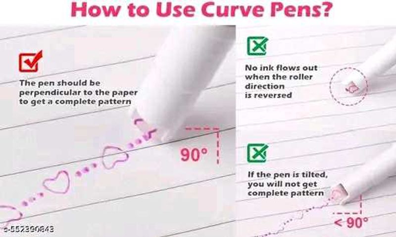 Curve Pens - Fun Designs!