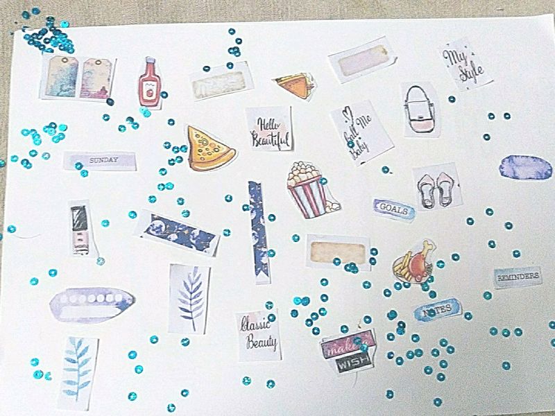 Girls Glue Stickers❤❤   12 Big Stickers, 14 Medium Stickers, 31 Small Stickers,