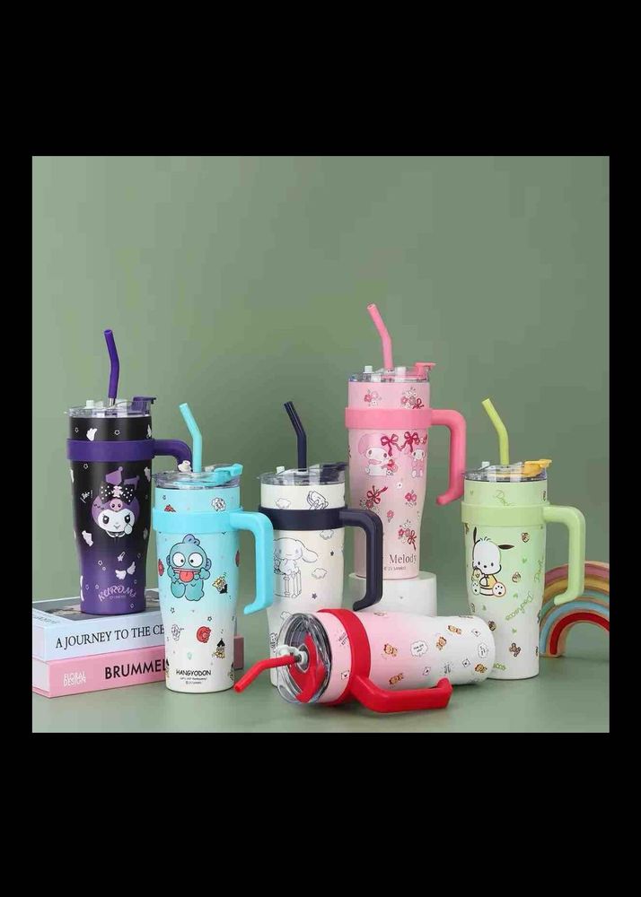 Premium Tumbler With Straw
