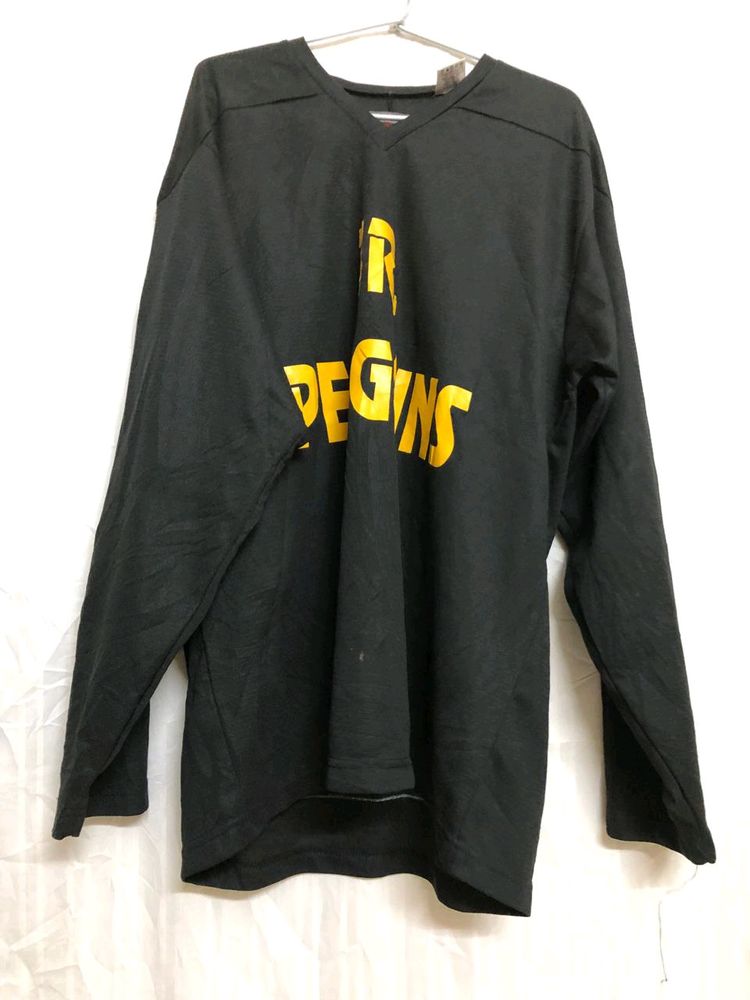 Bauer Black Long Sleeve Jersey