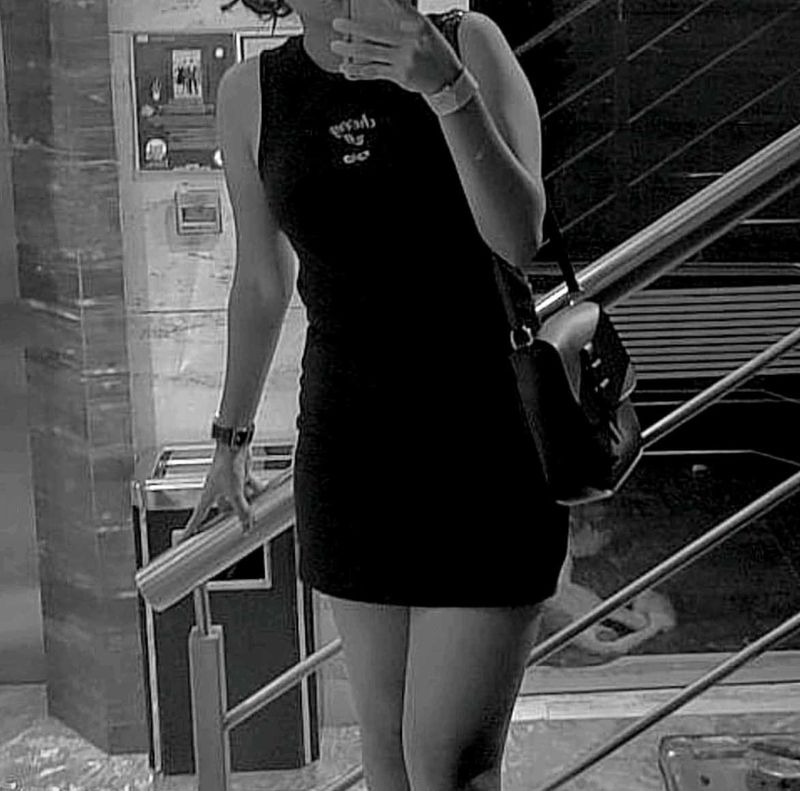 Forever 21 Black Bodycon Cherry Dress