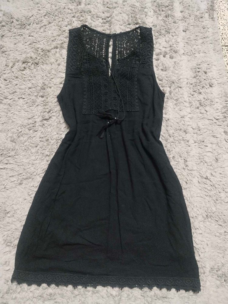 Black Cotton Dress