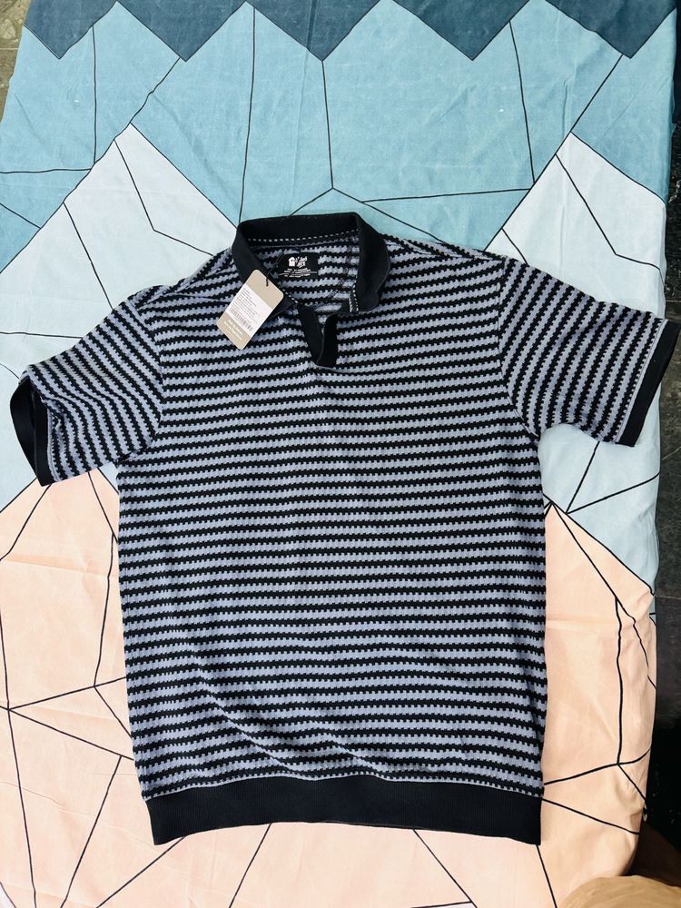 Striped Polo T-Shirt