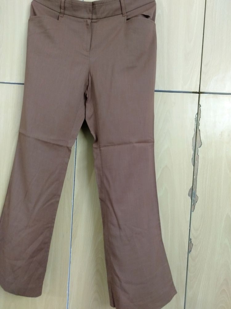 New Wide Leg Brown Trouser