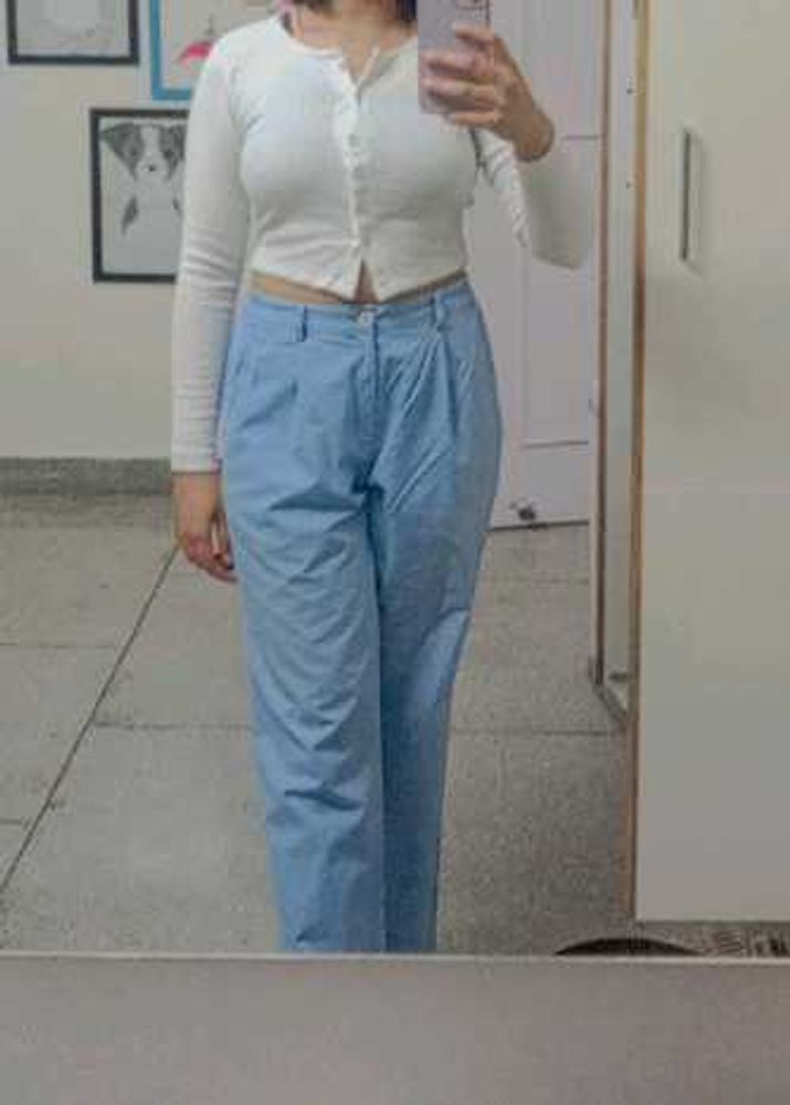 Light Blue Trousers