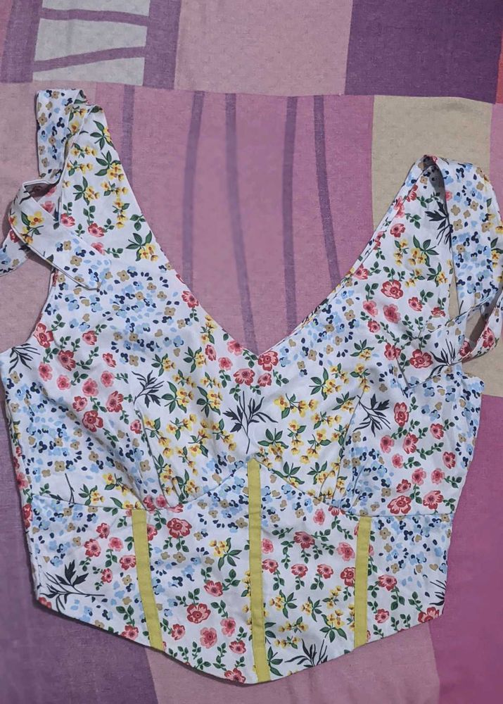 Tie Up Corset Top