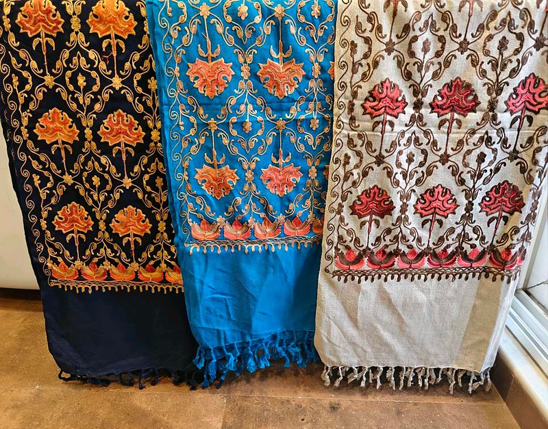 Elegant Embroidered Shawls