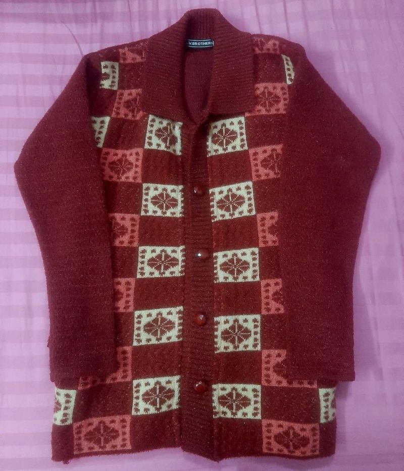 Heavy Maroon Sweater
