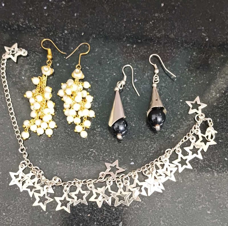 Earings And Bracelet