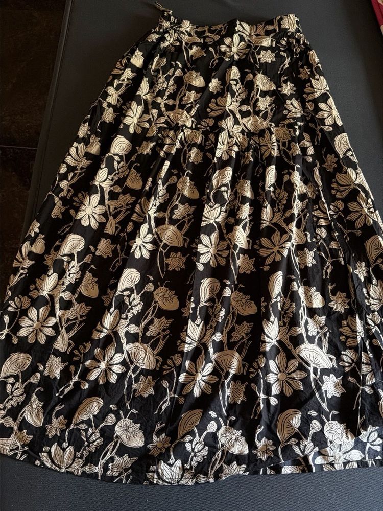 Floral Print Skirt