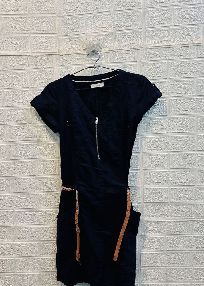 🇫🇷Cache Imported Denim Dress