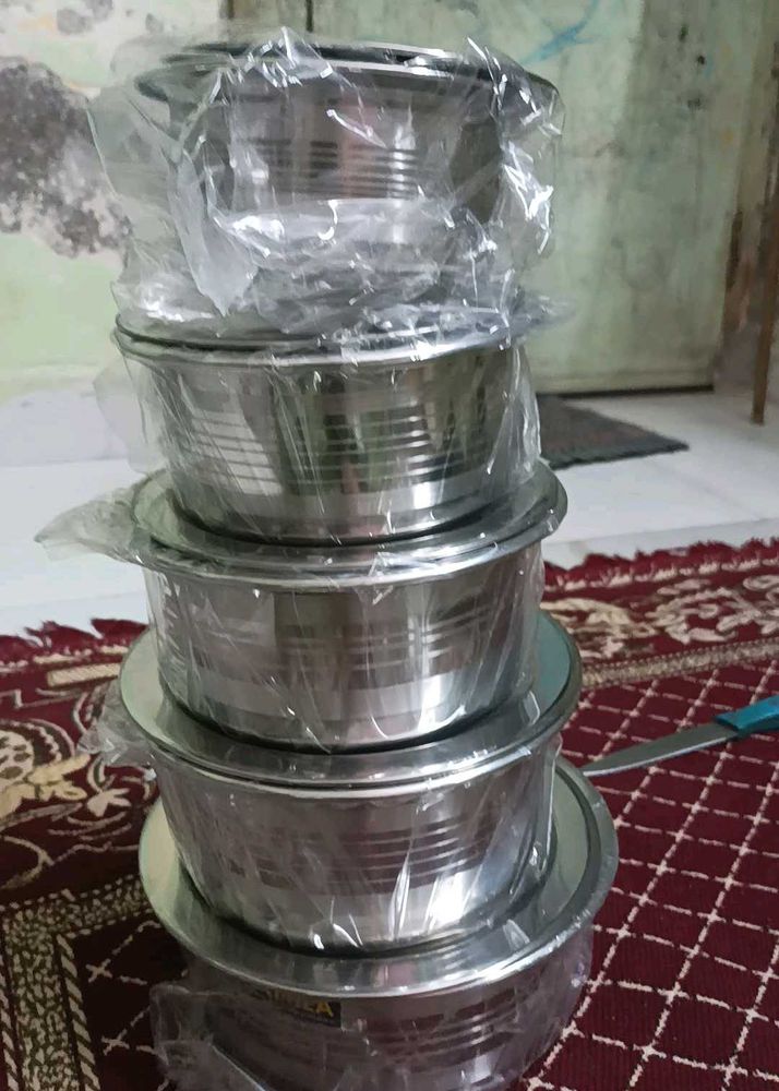 Pack Of 10 Top Patila Set With Lids
