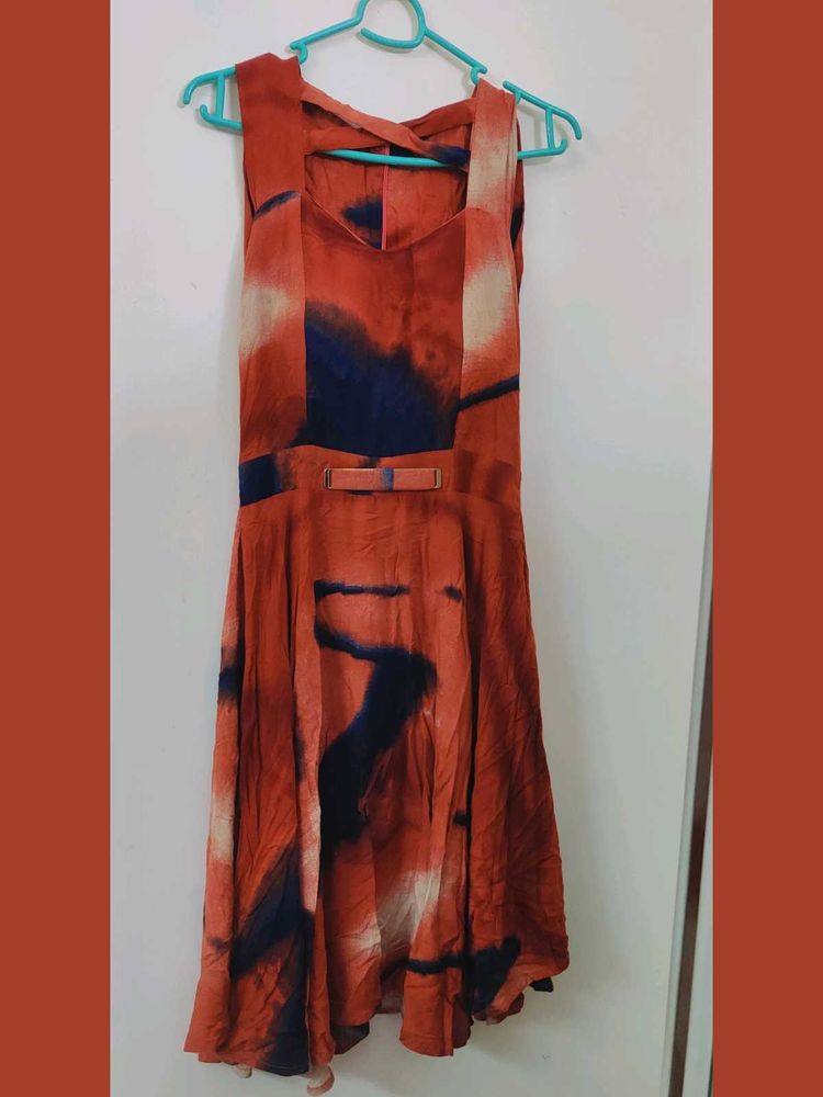Rust And Blue One Piece