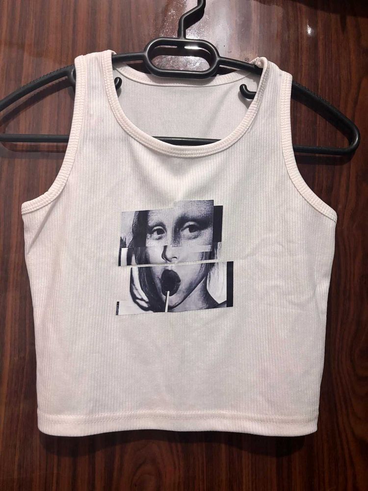 Mona Lisa Graphic Tank Top