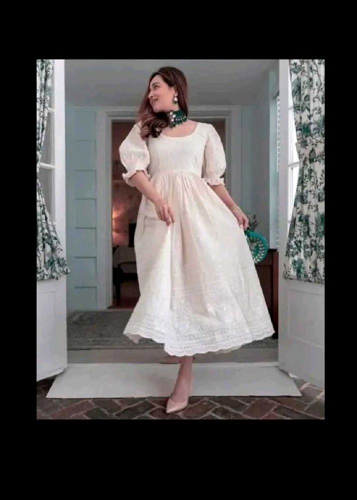 Aachho Chikankari Embroided Dress
