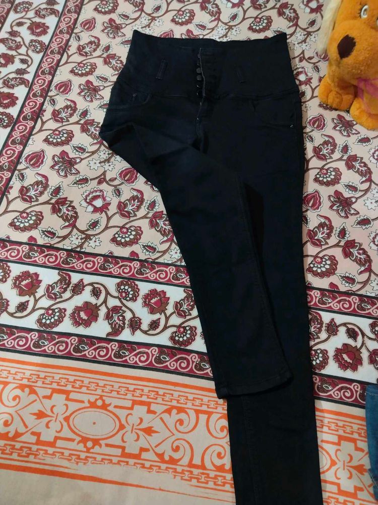 Black High Waist jeans