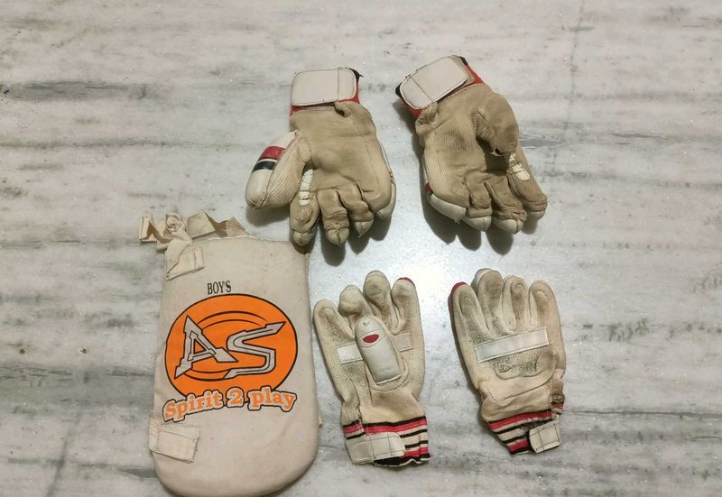 Cricket Batting Gloves &amp; thigh pads