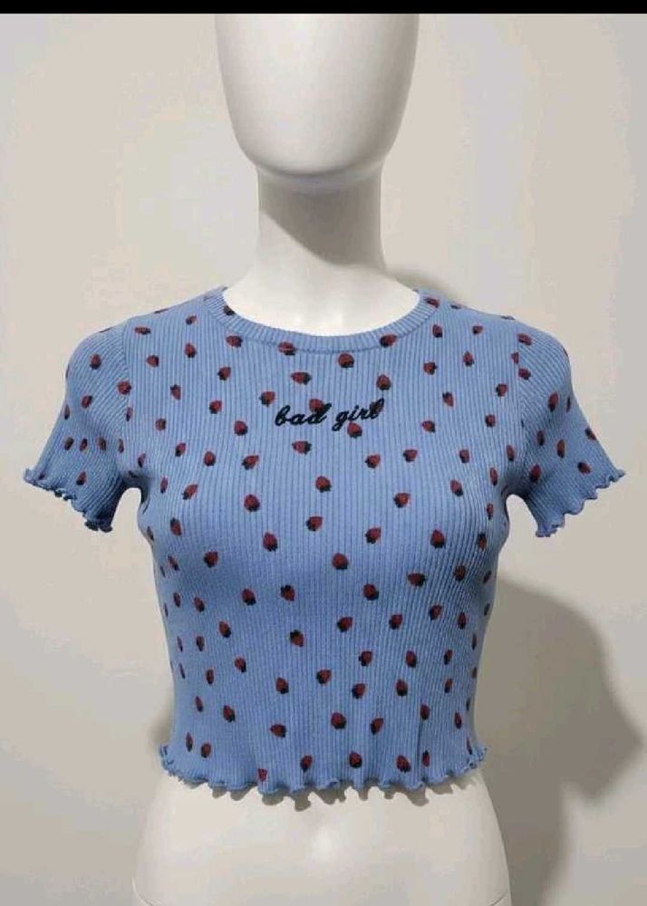 Cute 'Bad Girl' Crop Top