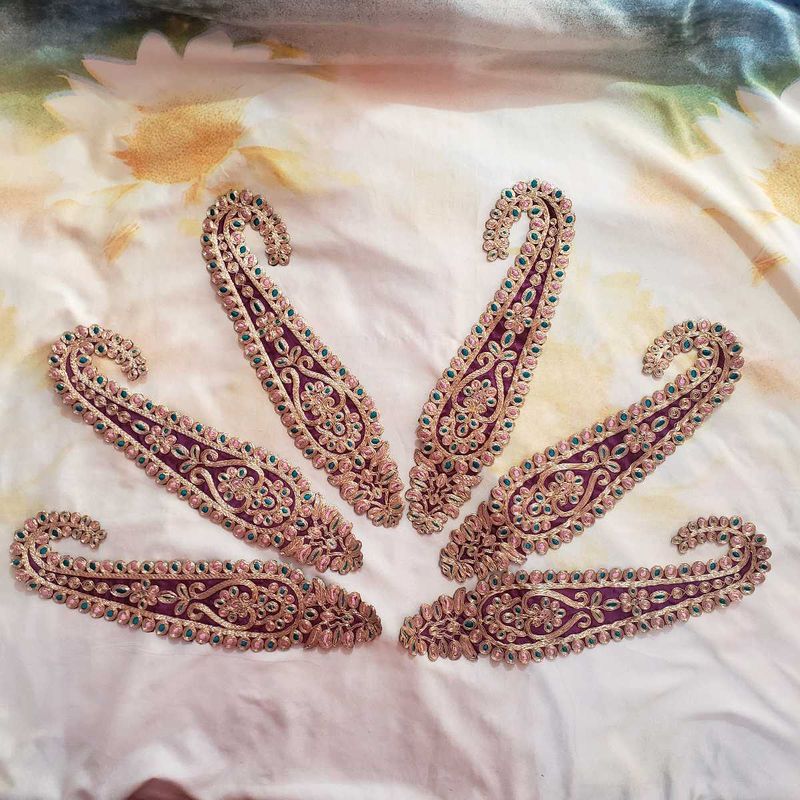 Paisley Applique Embellishments