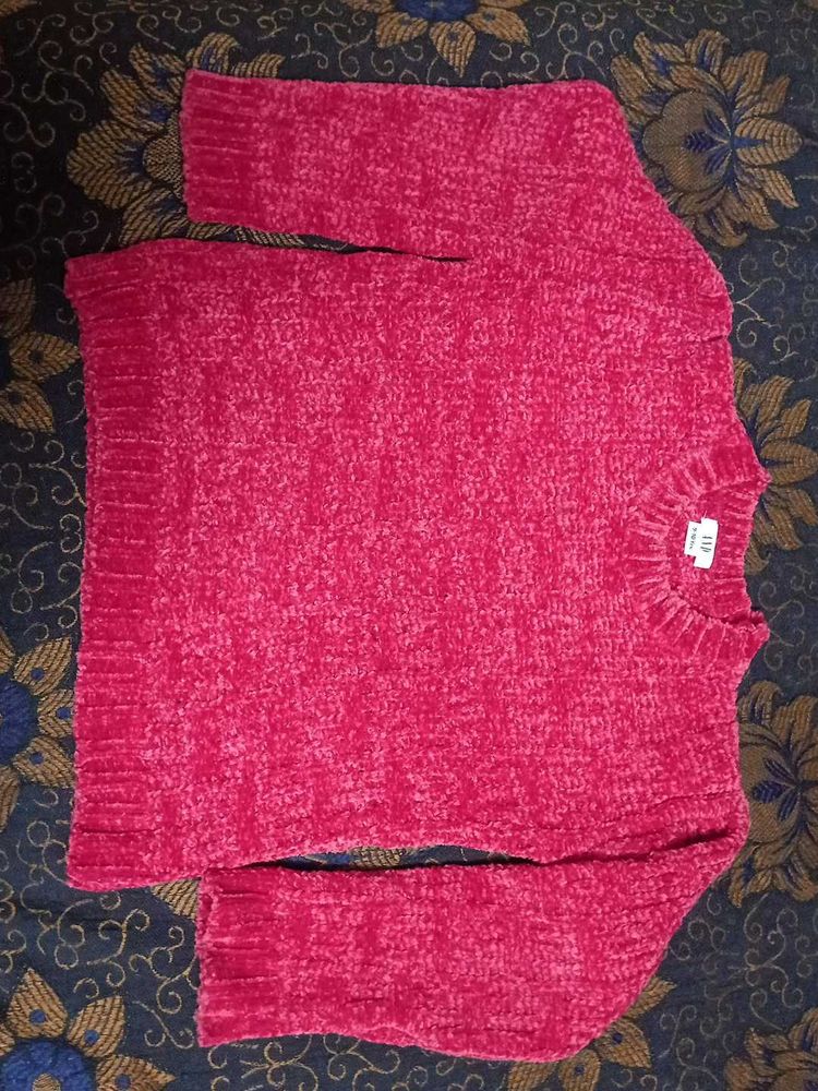 Pink Knit Sweater