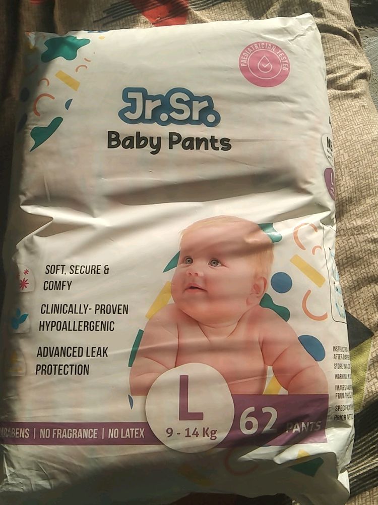 Baby Diaper L Size 10 Pice Only 530 Coin