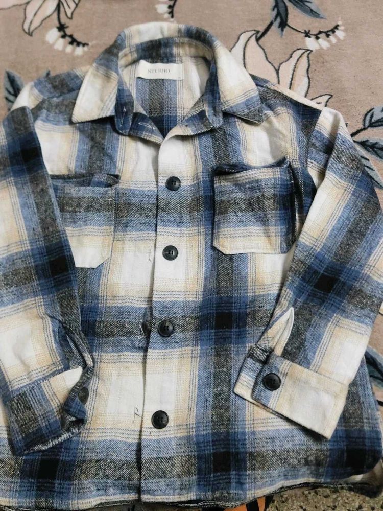 Stylish Plaid Flannel Shirt shacket