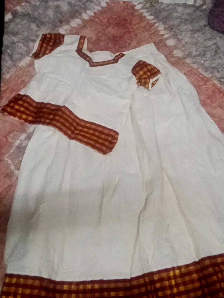 Traditional Kerala Style Lehenga Choli