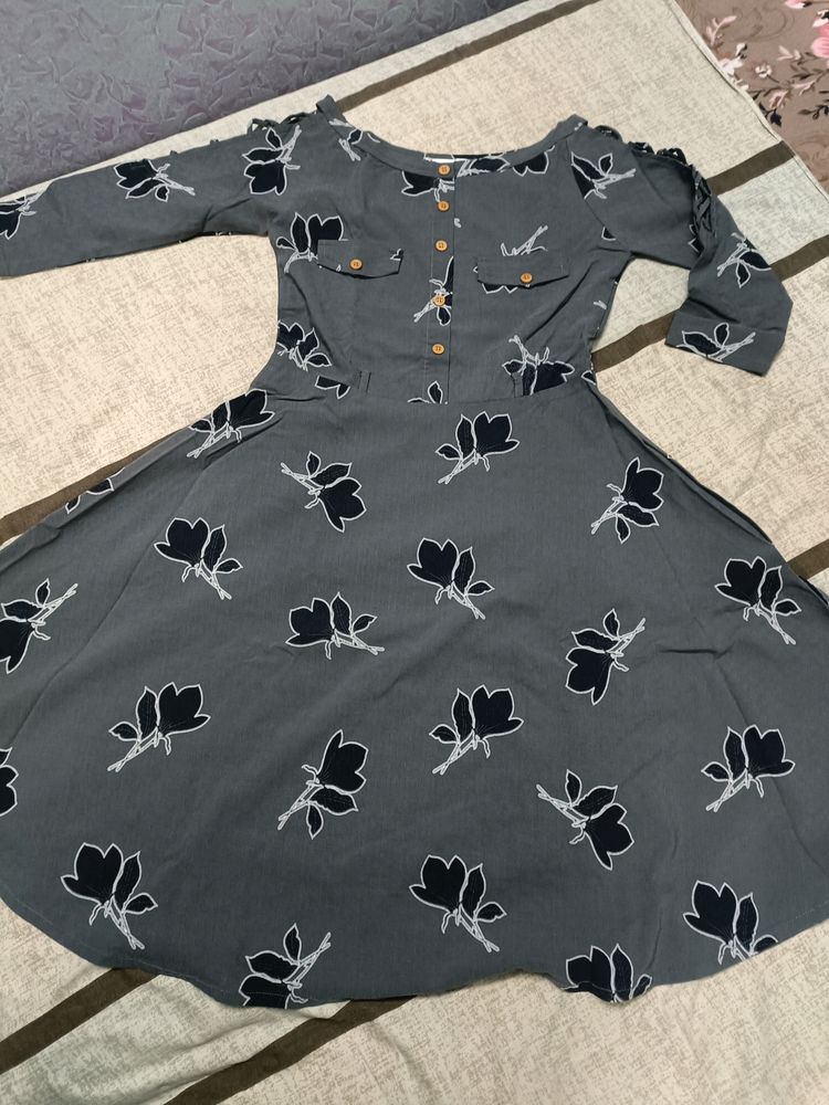 Floral Print Mini Dress