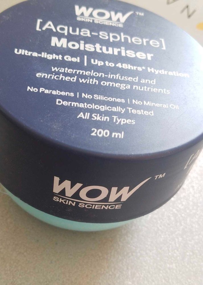 Wow Skin Science Aqua-Sphere Moisturiser 200 Ml