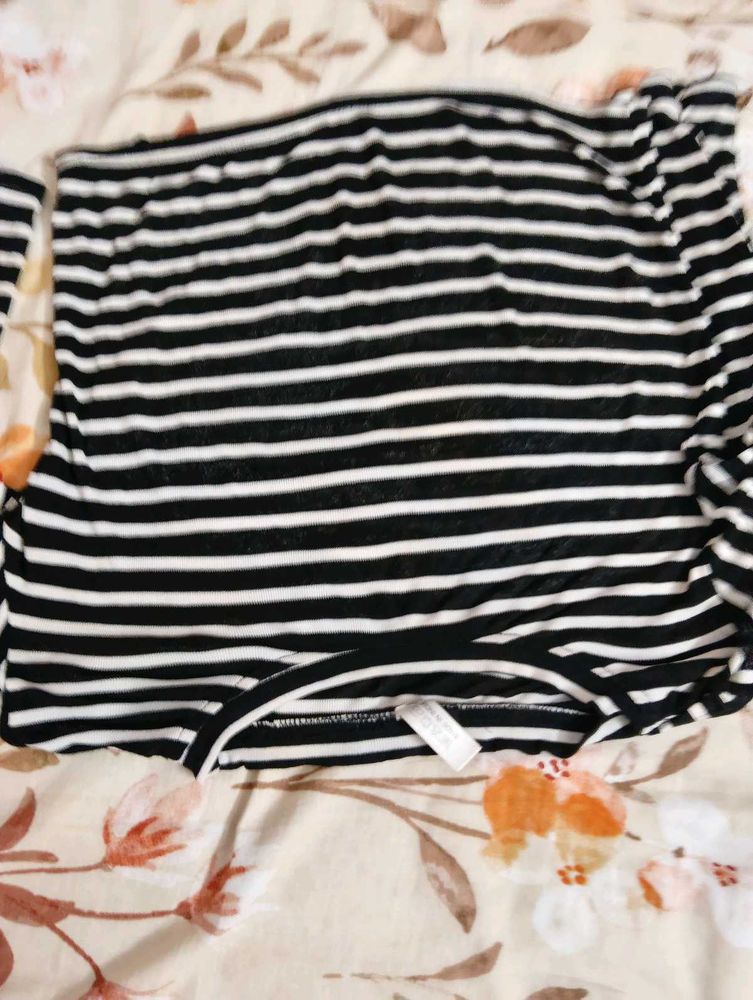 Striped Long Sleeve Top