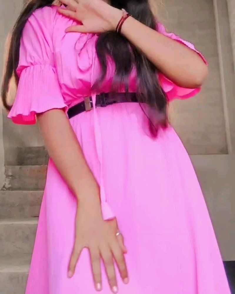 Beautiful Pink Midi