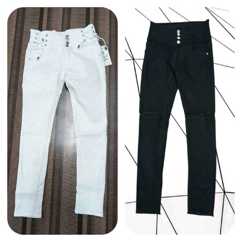 2pc Jeans Combo Size-28