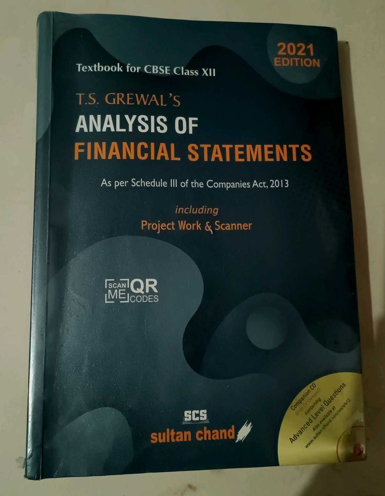 TS Grewal&#39;s Analysis Of Financial Statement