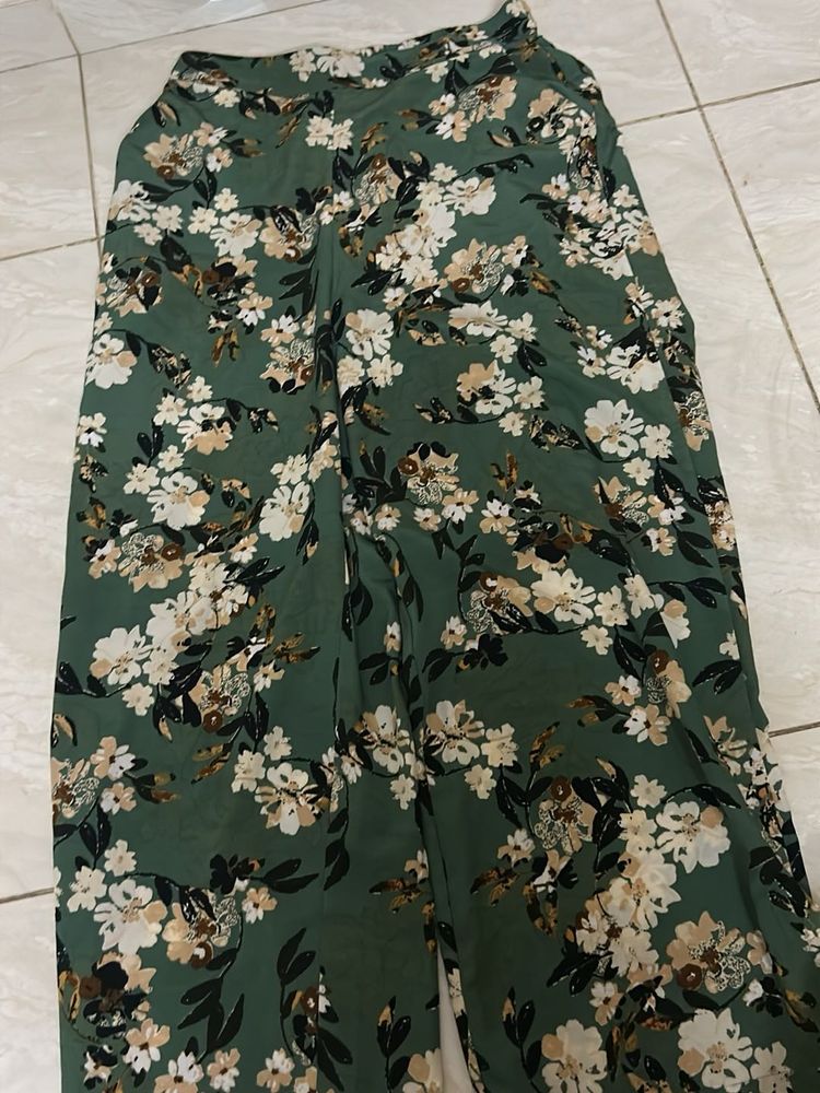 Floral Sea Green Pyjama