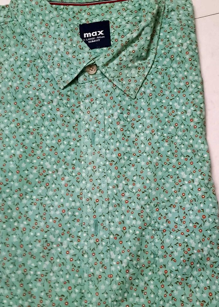 MAX Floral Print FullSleeved Shirt