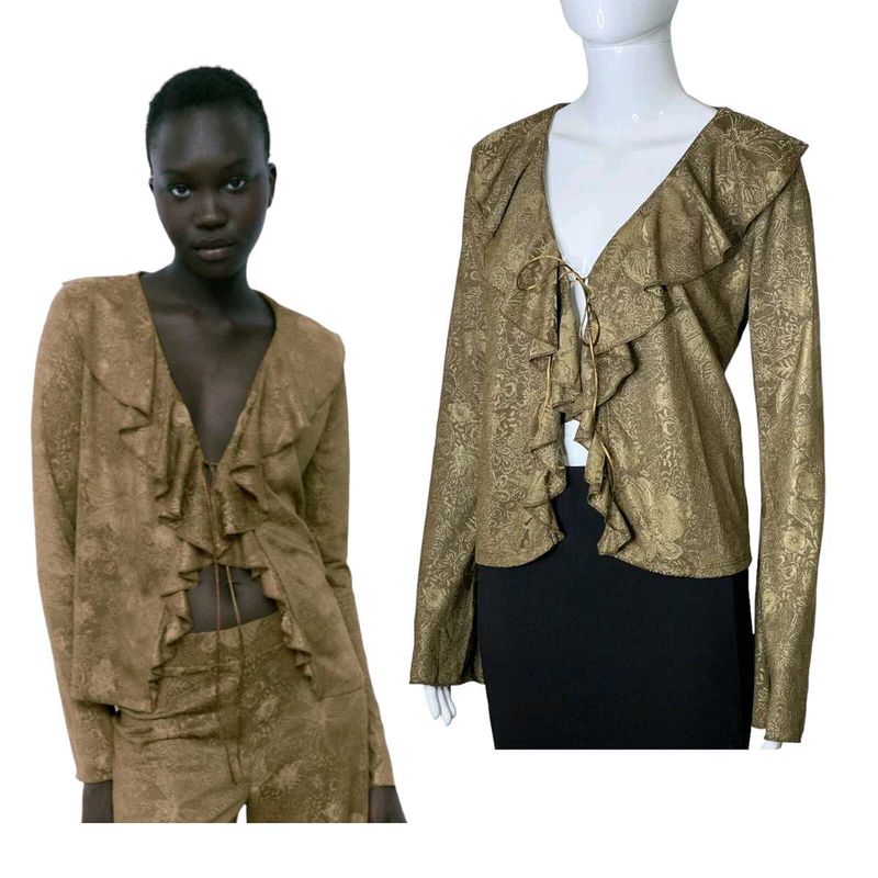 ZARA olive Cardigan