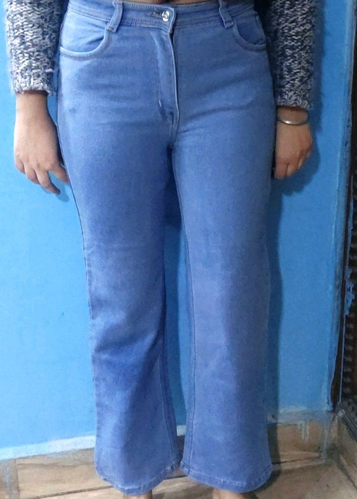 Blue Straight Jeans