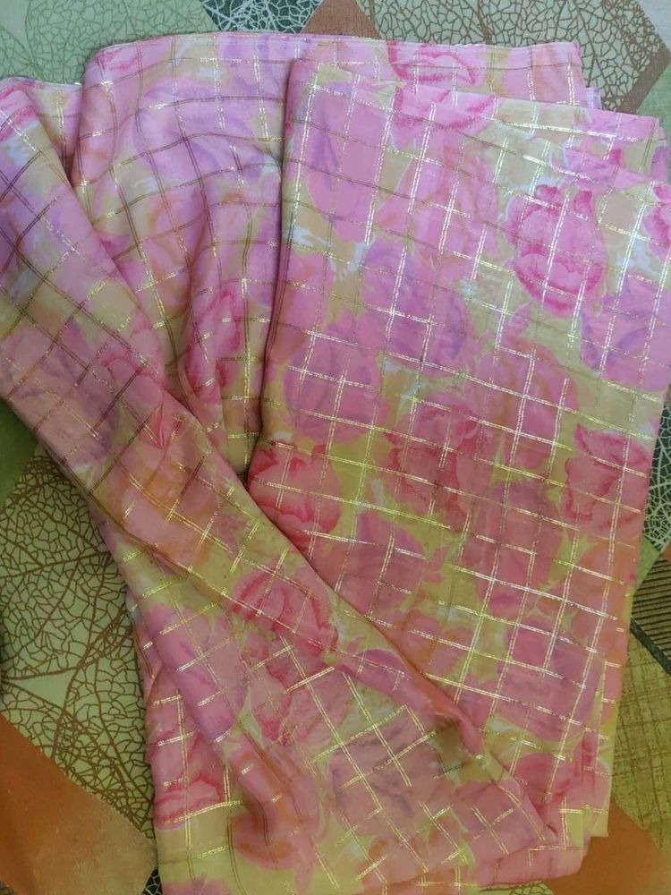 Floral Print Saree