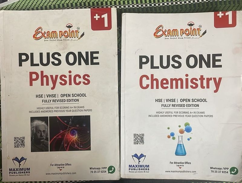 Plus One Physics &amp; Chemistry Books