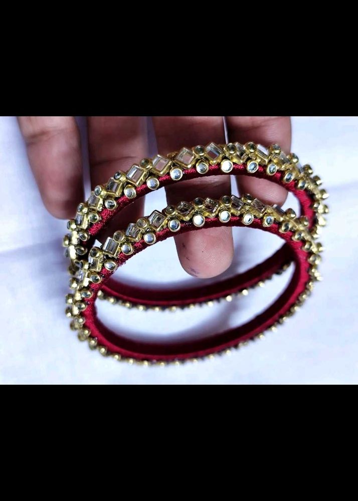 Red &amp; Gold Bangle Set