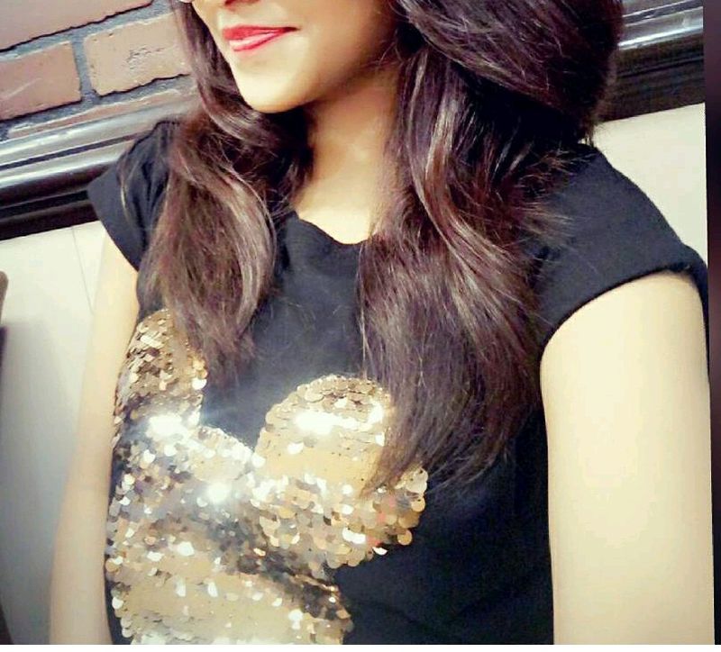 Party Wear Black Crop Top With Sequence Work