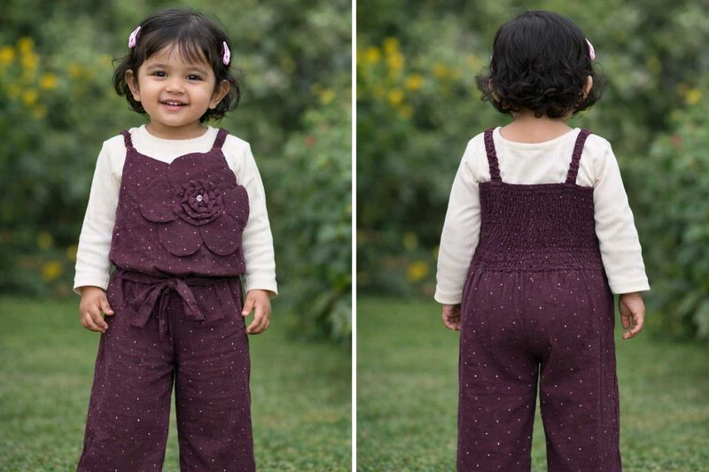 Cute Purple Jumpsuit