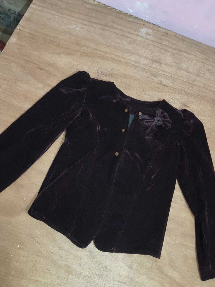 Velvet Bow Jacket