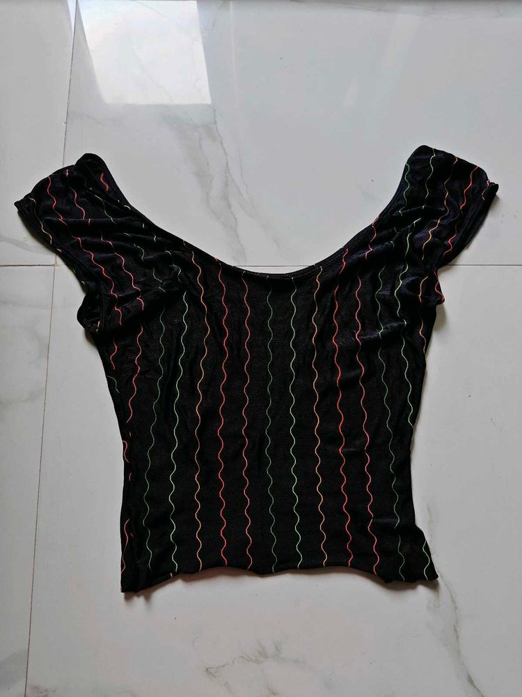 Striped Crop Top