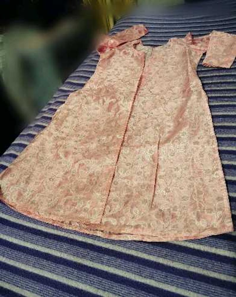 Kurta Front Open Colour Light Pink