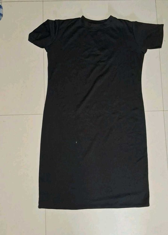 Black Bodycon Midi Dress